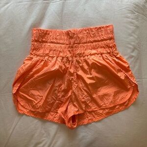 Free People Orange The Way Home Shorts Size M
